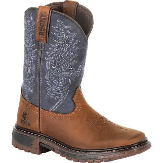 Kids Rocky Kids' Ride FLX Western Boot image {7}