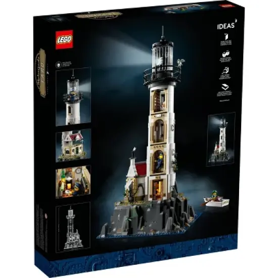 LEGO Ideas Motorized Lighthouse Model Building Kit 21335 image {3}