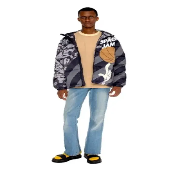 Members Only Men's Space Jam Puffer Jacket image {4}