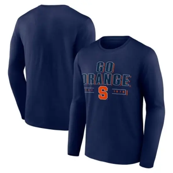 NCAA Syracuse Orange Men's Long Sleeve Black T-Shirt image {2}
