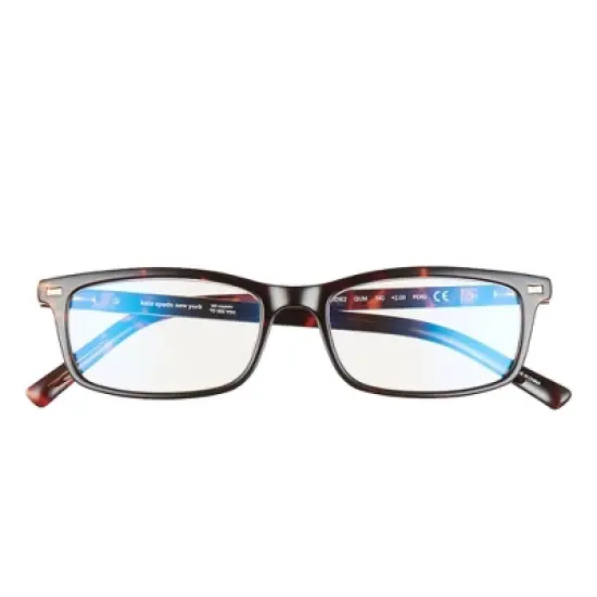 Kate Spade KS JODIE2 QUM Womens Rectangle Reading Glasses Dark Havana 50mm image {1}