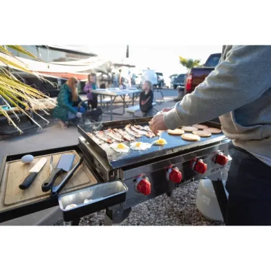 Camp Chef Portable 4 burner Flat Top Gas Grill FTG600P image {14}