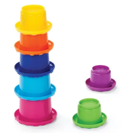 Kidoozie Stack N Nest Cups, Developmental Toy for Infants and Toddlers ages 6 -24 months image {1}