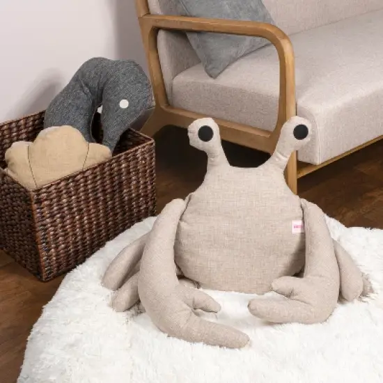 THE LICKER STORE Edisto Coastal Seashore Chenille Squeaky Stuffed Dog Toy Set with Nosework Toy (3-Pack) image {9}