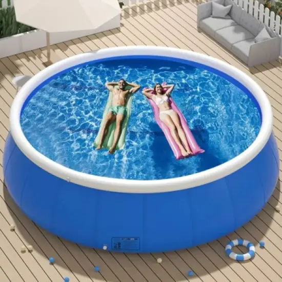 ORRD 183&times;51cm Butterfly Inflatable Kids Pool with Coil Mesh Walls image {4}