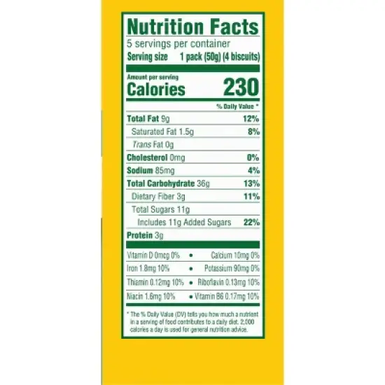 BelVita Toasted Coconut Breakfast Biscuits - 8.8oz/5pk image {11}