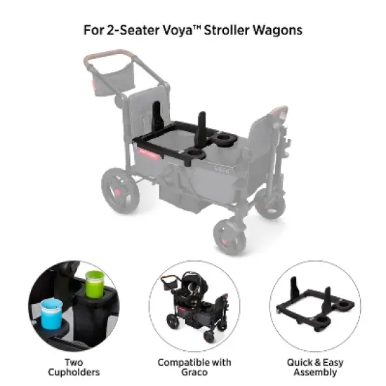 Radio Flyer Voya Car Seat Adapter Graco - Black image {2}