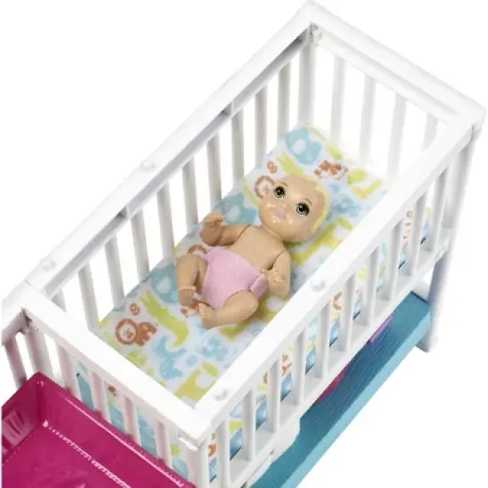 Barbie Skipper Babysitters Inc Nap 'n' Nurture Nursery Dolls and Playset image {4}