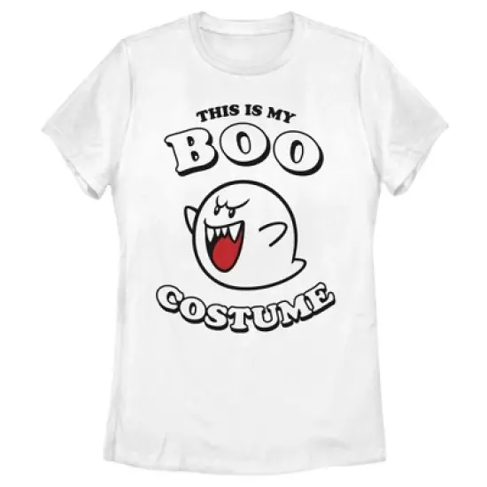 Women's Nintendo Mario Boo Costume T-Shirt image {3}