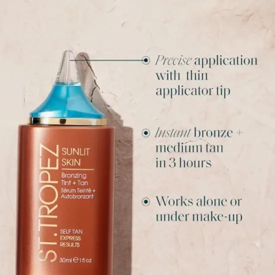 St. Tropez Sunlit Skin Bronzing Tint + Tan - 1.01 fl oz - Ulta Beauty image {5}