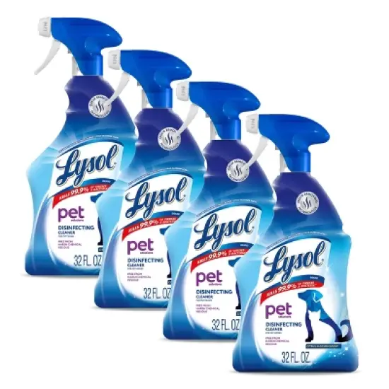 Lysol Multi-Purpose Cleaner - Trigger Pet Solutions Citrus Scent,32 FL Oz (Pack of 9) image {1}