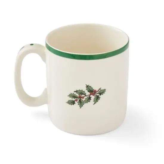 Spode Christmas Tree Mug, 9oz Ceramic Festive Christmas Coffee Mug - Microwave, Oven, Freezer & Dishwasher Safe - Holiday Tea Mug image {1}