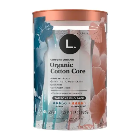 L . Duo Pack Tampons - Super/Super Plus - 26ct image {12}