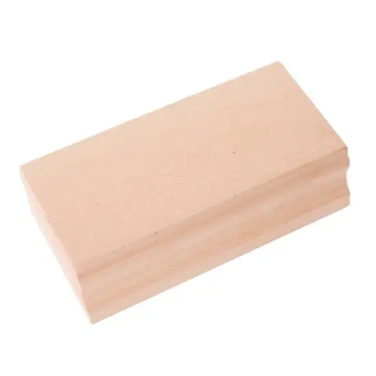 Lehman's Hand Carved Wooden Rectangular Butter Molds Assorted Patterns Small 4 Oz image {3}