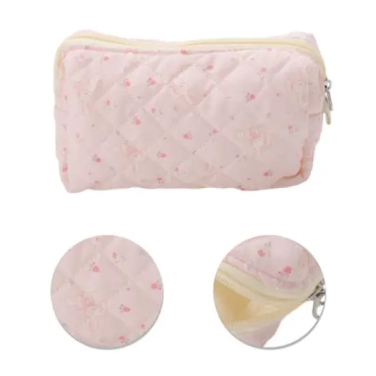 Unique Bargains Long-Eared Rabbit Makeup Bag Pink 1 Pc image {3}