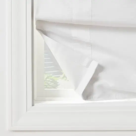 30" x 64" Blackout Roman Kids' Shade White - Pillowfort&trade; image {3}
