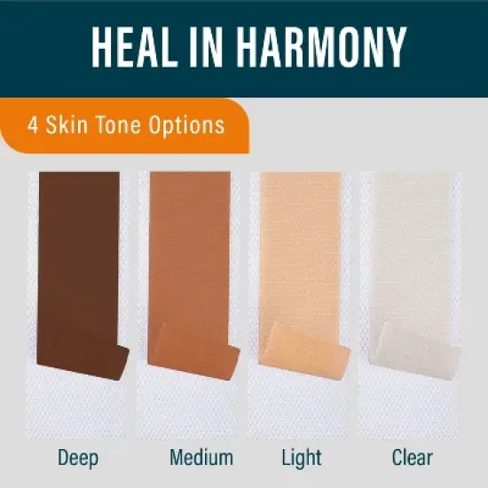 Nuvadermis Medical Grade Water Resistant Reusable Silicone Scar Sheets - Dark Skin Tone - 4ct image {6}