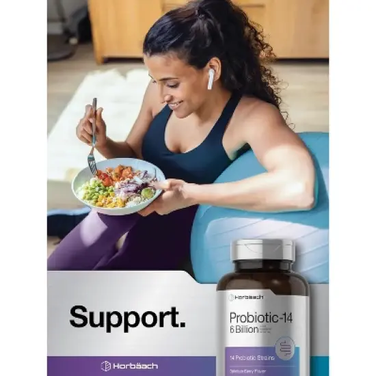 Horbaach Probiotics 6 Billion CFUs | 200 Chewable Tablets image {6}