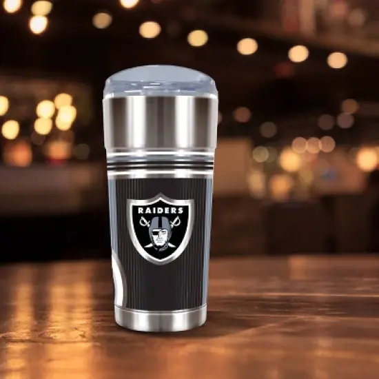 NFL Las Vegas Raiders  24oz Cool Vibes Eagle Tumbler image {3}