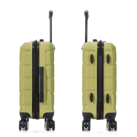 DUKAP Sense Lightweight Hardside Carry On Spinner Suitcase - Green image {7}