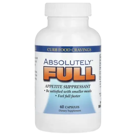 Absolute Nutrition, Curb Food Cravings, Absolutely Full, 60 Caps image {4}