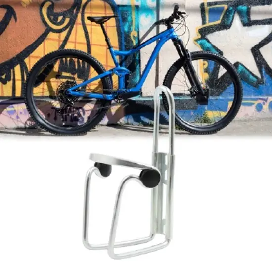 Unique Bargains Aluminum Alloy Water Bottle Cup Bicycle Cycling Drink Holder Silver Tone 3.1" x 3.1" x 5.7" 1 Pc image {1}