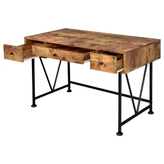 Analiese 3 Drawer Writing Desk - Coaster image {2}