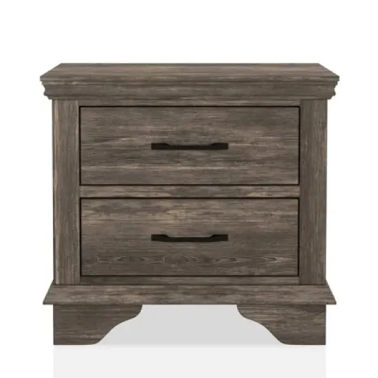 6pc Jacobia Rustic Bedroom Set Gray - HOMES: Inside + Out image {6}