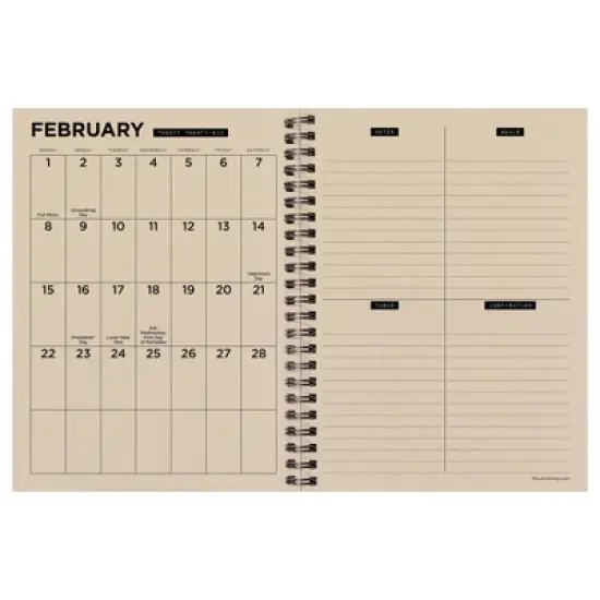 TF Publishing July 2025 - June 2026 Stamp Out Medium Weekly Monthly Planner image {1}