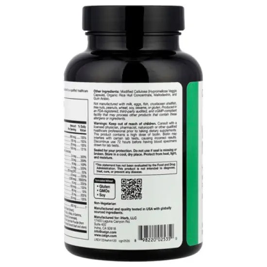 California Gold Nutrition Beauty, Women's Hair Multivitamin, 120 Veggie Capsules image {2}