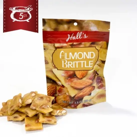 Hall's Almond Brittle Snack Bags, 3.5 oz (5 count) image {3}
