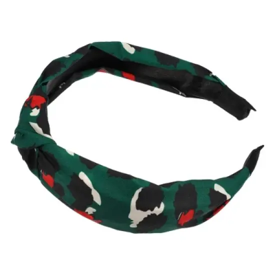 Unique Bargains Women's Leopard Pattern Knotted Headbands 1 Pc image {4}