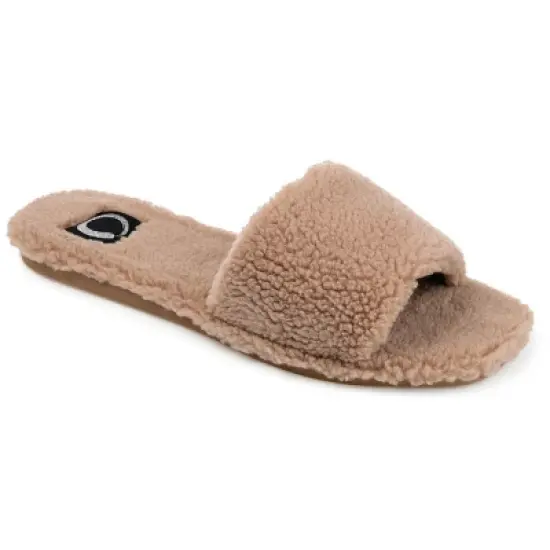 Journee Collection Women's Faux Fur Sunlight Slipper image {11}