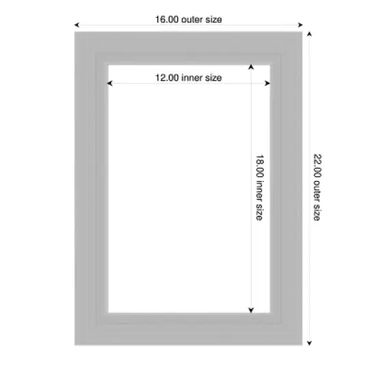 Amanti Art Brushed Sterling Silver Framed Dry Erase Magnetic Board image {4}