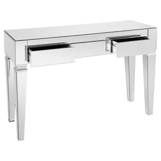 Darla Contemporary Mirrored Console Table - Aiden Lane image {11}
