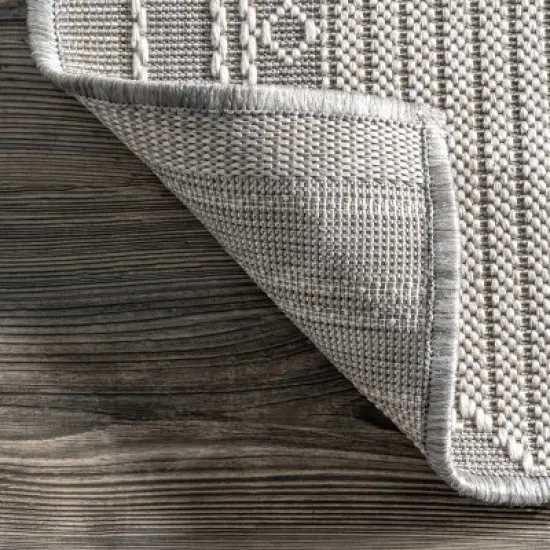 nuLOOM Leigh Stripes Indoor/Outdoor Area Rug image {6}