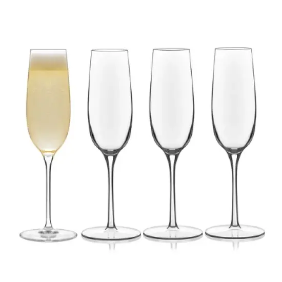 Libbey Signature Kentfield Champagne Flute Glasses, 8 ounce, Set of 4 image {7}