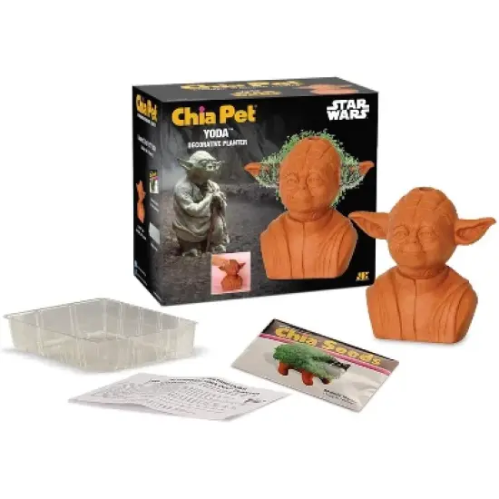 Joseph Enterprises, Inc Star Wars Yoda Chia Pet Decorative Planter image {2}
