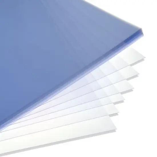 Juvale 100 Pack Clear Presentation Cover Sheets, Transparent Binding Cover for Business Documents, School Projects, 10-Mil, Clear, 8.5x11 In image {5}