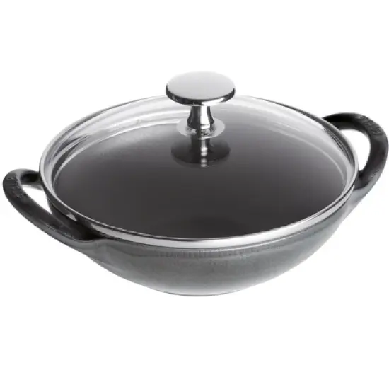 STAUB Cast Iron 0.5-qt Baby Wok image {6}