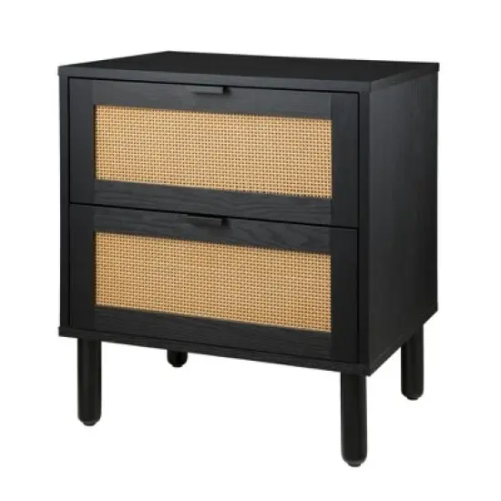 Orre 2 Drawer Nightstand - Sango image {8}