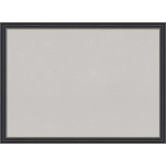 30"x22" Stylish Wood Frame Cork Board Black - Amanti Art image {10}