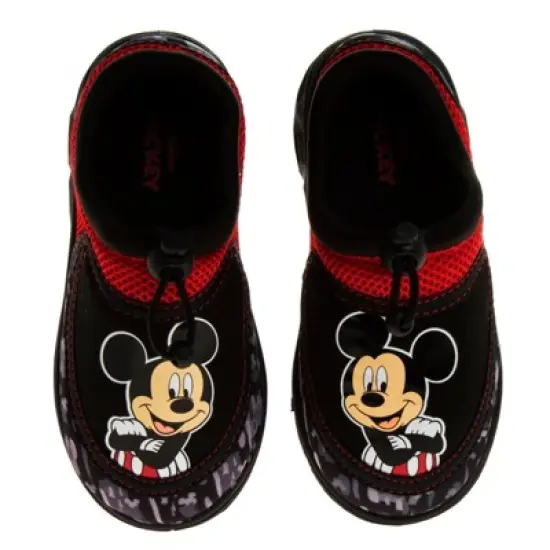 Disney Mickey Mouse Boys Water Shoes - Pool Aqua Socks for Kids- Sandals Bungee Slip On Waterproof Beach Slides Quick Dry (Toddler/Little Kid) image {6}