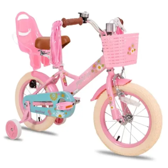 JOYSTAR Little Children Girls Bike for Kids with Doll Carrier, Basket, Training Wheel image {14}