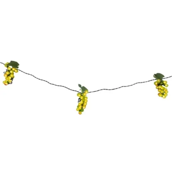Northlight Grape Cluster Outdoor Patio String Light Set - Green - 6' Green Wire - 5ct image {3}