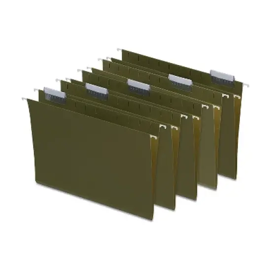 MyOfficeInnovations Hanging File Folders 5-Tab Letter Standard Green 50/Box (266262) image {4}