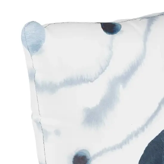 Delray Outdoor Throw Pillow Blue - Skyline Furniture image {2}