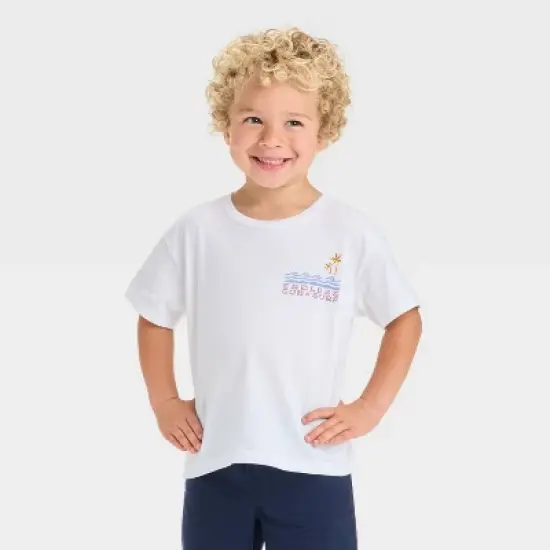 Grayson Mini Toddler Boys' Endless Surf Graphic T-Shirt - Cream image {4}