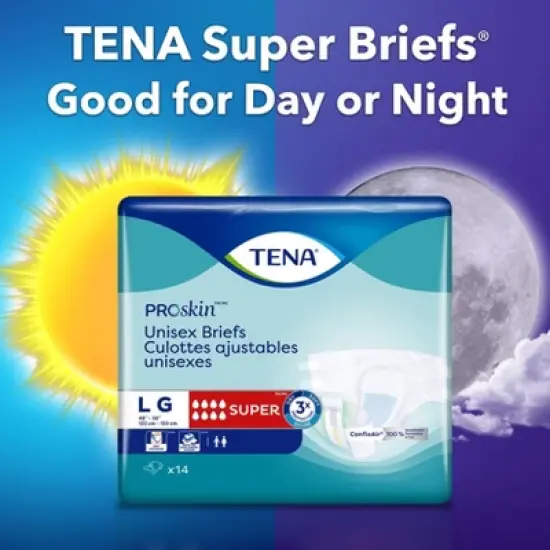 Tena Super Large Incontinence Briefs - 56ct/4pk image {5}