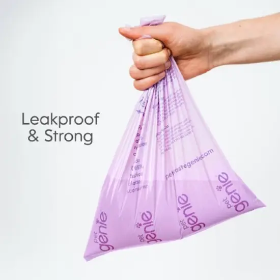 Pet Genie On-The-Go Lavender Scented Dog Waste Bags image {5}